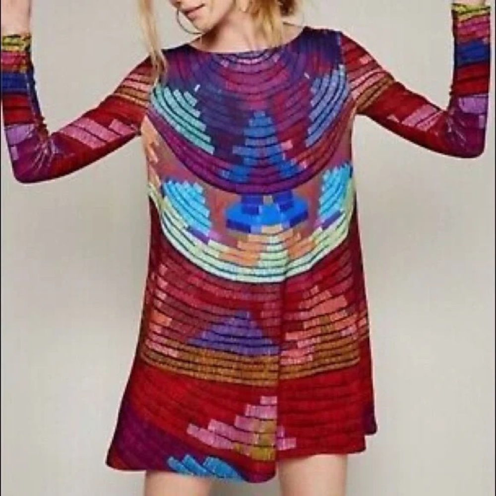 MARA HOFFMAN Colorful Mini Dress NWT